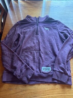 Vintage Y2K VS Pink 1/2 Zip Sweater Size M